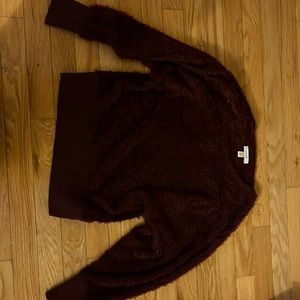 Super soft burgundy sweater